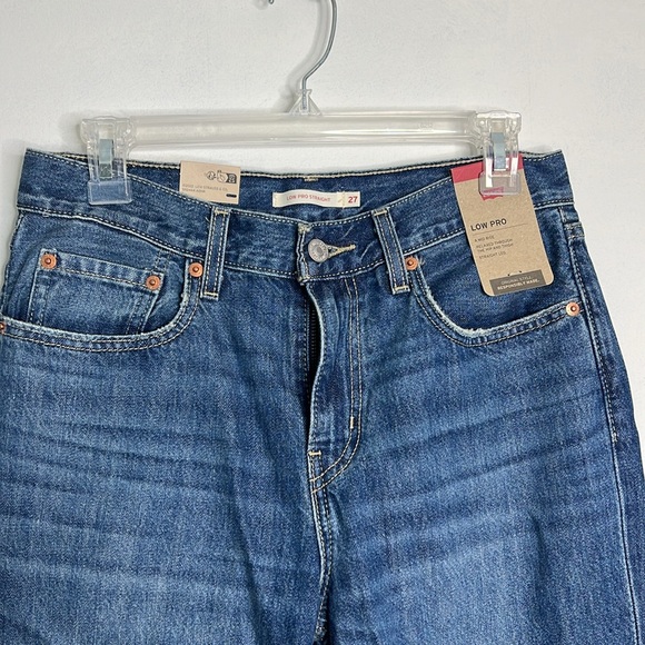 Levis Low-Pro mid rise Distressed Women's Jeans - Picture 3 of 11
